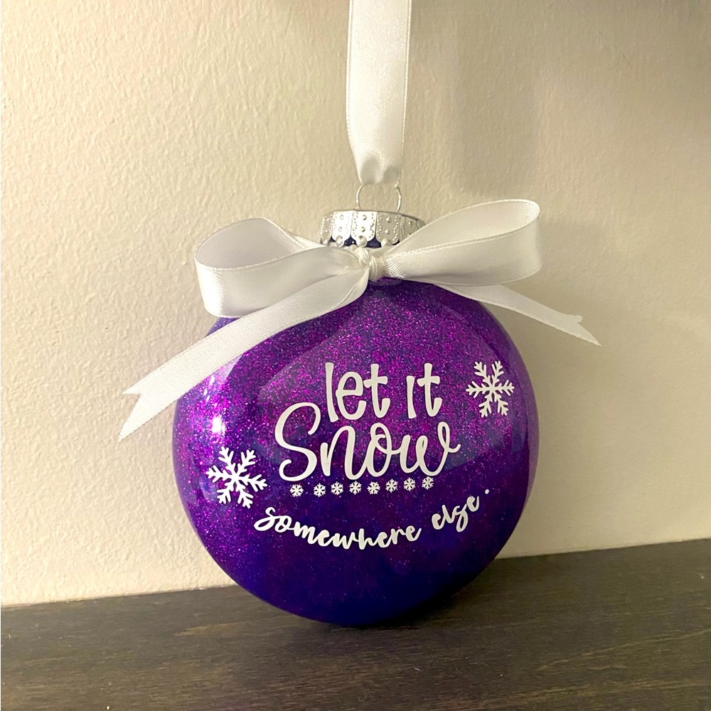 Handmade Christmas ornament.